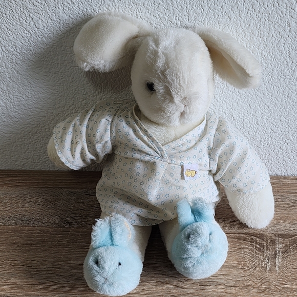 VINTAGE GUND Bunny Two Shoes Plush Kids Stuffed Animal Rabbit Toy - Picture 11 of 11